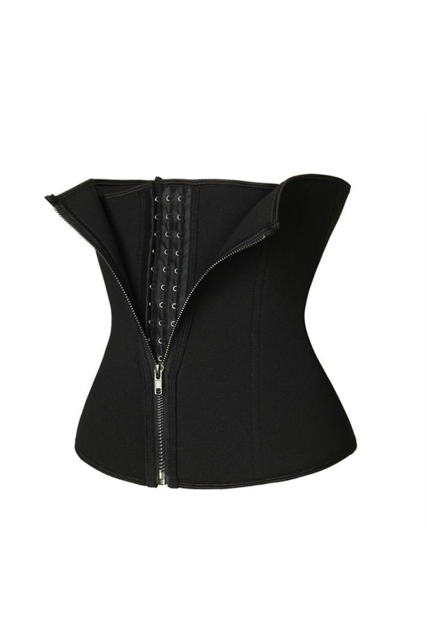 S Black Women Tummy Control Waist Slimming Belt Weight Loss Waist Trainer Body Shaper Corset Belly S