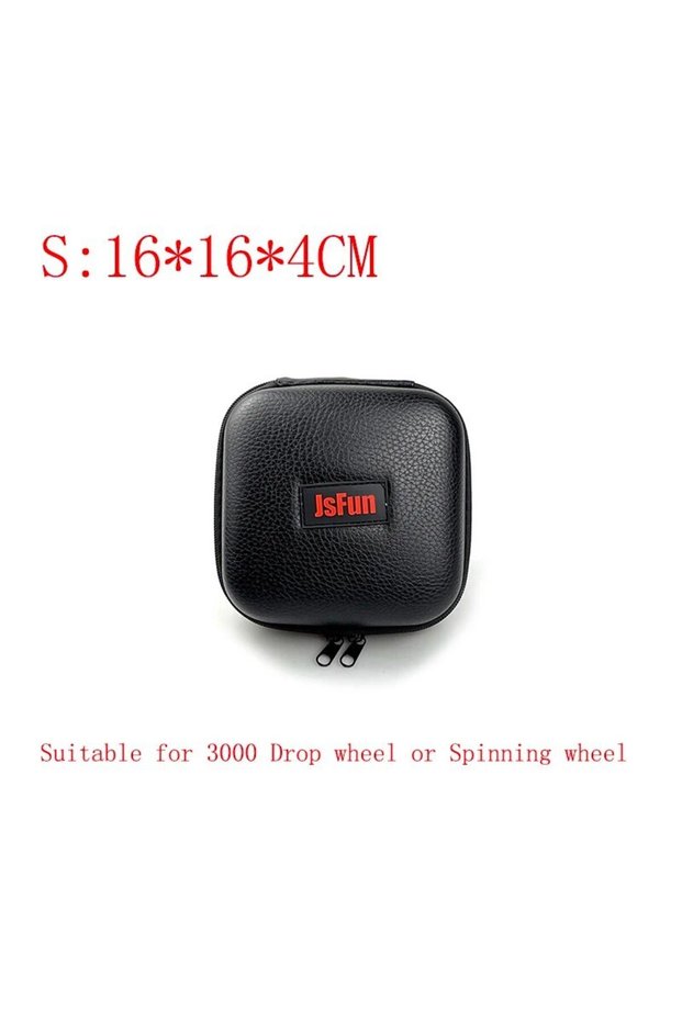 S S/M/L Spinning Fishing Bag PU Case Cover Fishing Reel Bag Shockproof Waterproof Fishing Tackle Sto