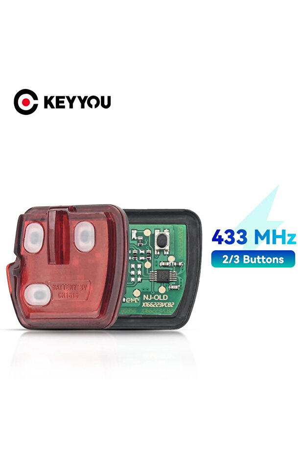 KEYYOU For Mitsubishi Outlander Pajero Triton ASX Lancer Shogun 433Mhz With ID46 Chip Car Remote Key