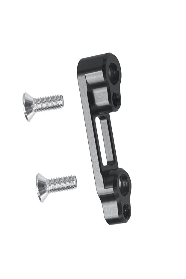 Rear Black Road Bike Disc Brake 160mm Adapter, Ultralight Front/Rear Brake Mount Compatible