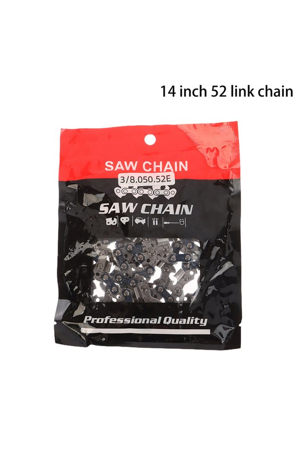 14inch 52link chain 4/6/8/12/14/16 Inch Metal Chainsaw Chain Spare Parts Link Chainsaw Saw Chain Bla