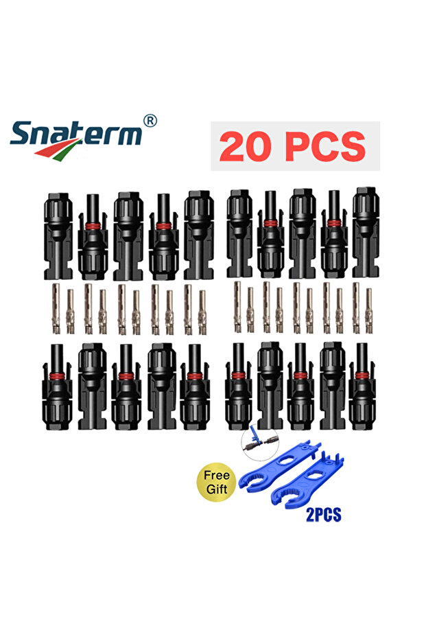 20pcs(10pairs) Free shipping 10/20/50 Pairs Solar Connectors 1000V 30A Solar Panel Branch PV Connect