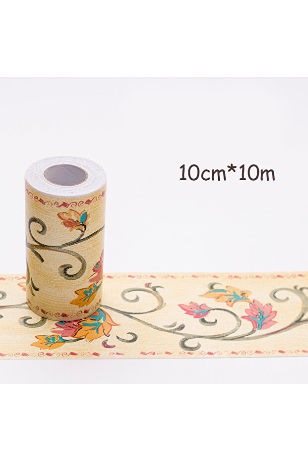 11 10M Self-Adhesive Border Pattern Sticker Kid Room Bedroom Waistline Decorative Film Waterproof Ki