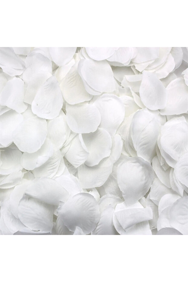 1000pcs 1000 Pcs Artificial Rose Petals White Fake Flower Petals for Romantic Wedding Party Valentin