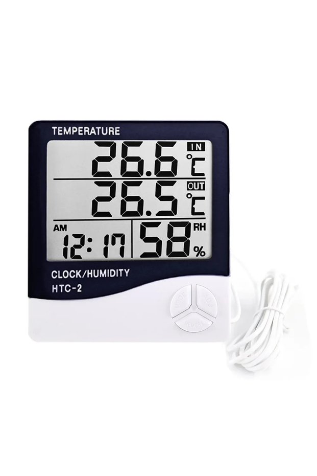HTC-2 LCD Electronic Digital Temperature Humidity Meter Indoor Outdoor Thermometer Hygrometer Weathe