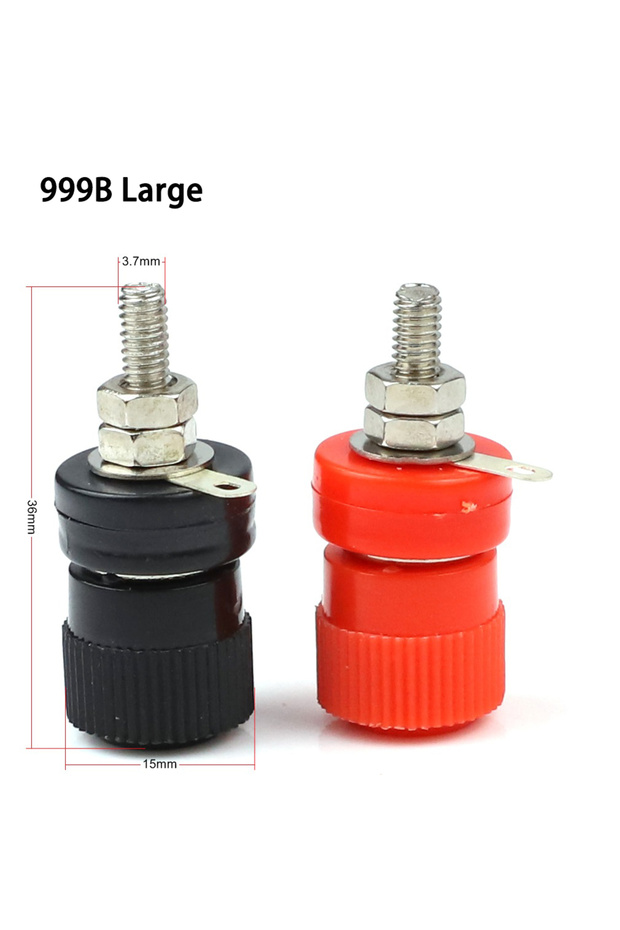 Large-10pcs 10 PCS JS-910B 999B Binding Posts Terminals 4mm Banana Plug Socket 4mm Terminal Connect