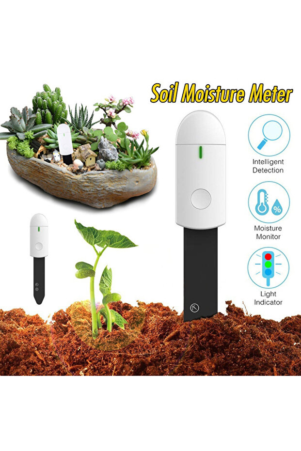 Intelligent Soil Moisture Tester Humidity Meter Farm Lawn Plants Flower Soil Monitor Hygrometer Conv