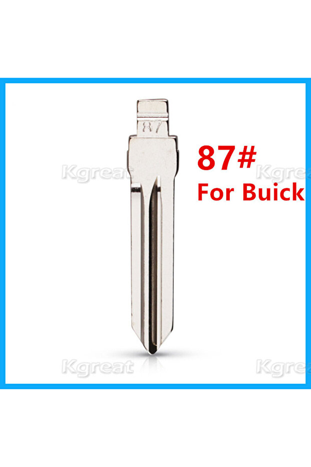 10pcs/lot #87 B111 KD Key Blade Blank Metal Uncut Flip KD VVDI Remote Car Key Blade for Buick LaCros