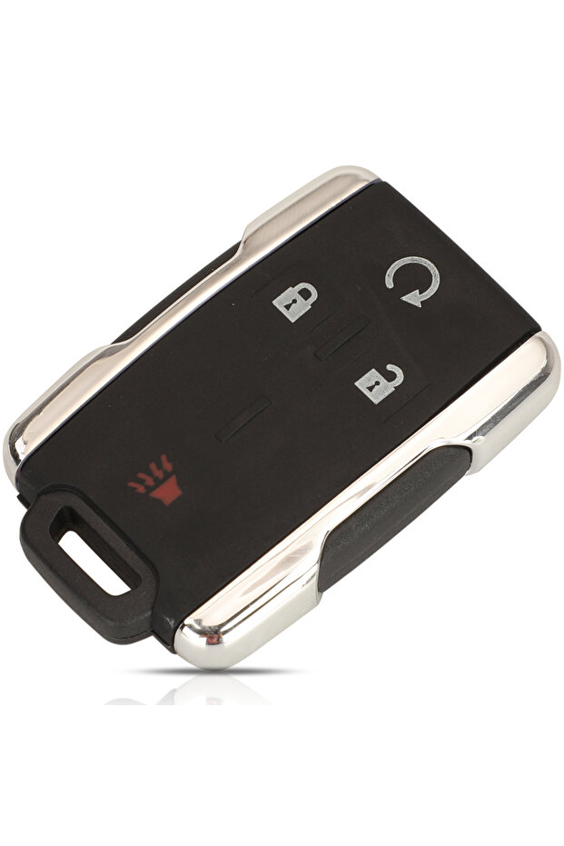 4 Buttons Chrome jingyuqin 3/4/5/6BTN Keyless Entry Case for GMC Yukon XL Chevrolet Tahoe Suburban S