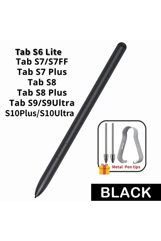 black Stylus Pen for Samsung Galaxy Tab S9 S8 S7 S6 Lite with Palm Rejection Pencil for Galaxy Tab S