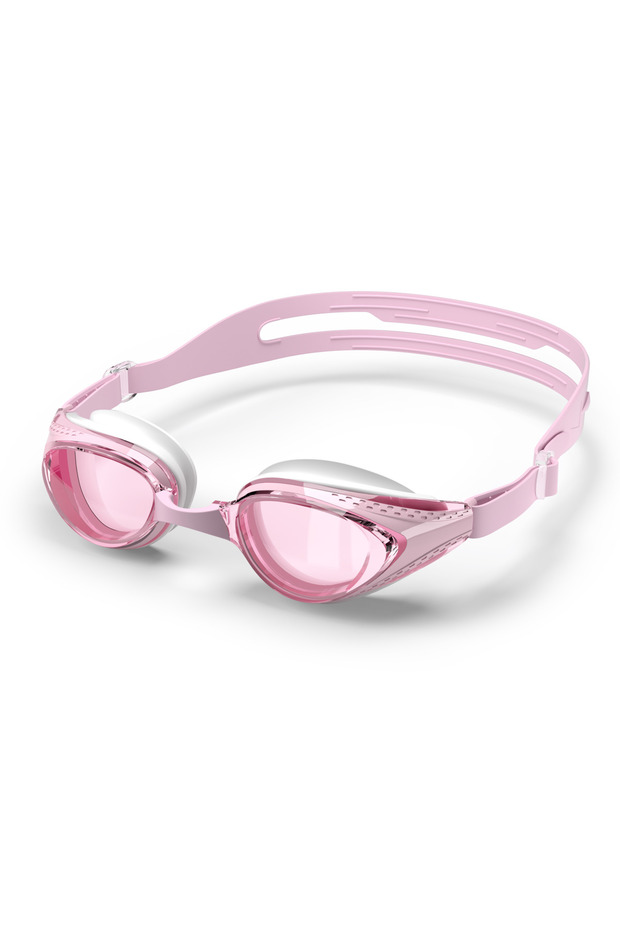 Pink Professional Swimming Goggles Anti-fog Waterproof Swim Eyewear Glasses 100% UV Protection No Le