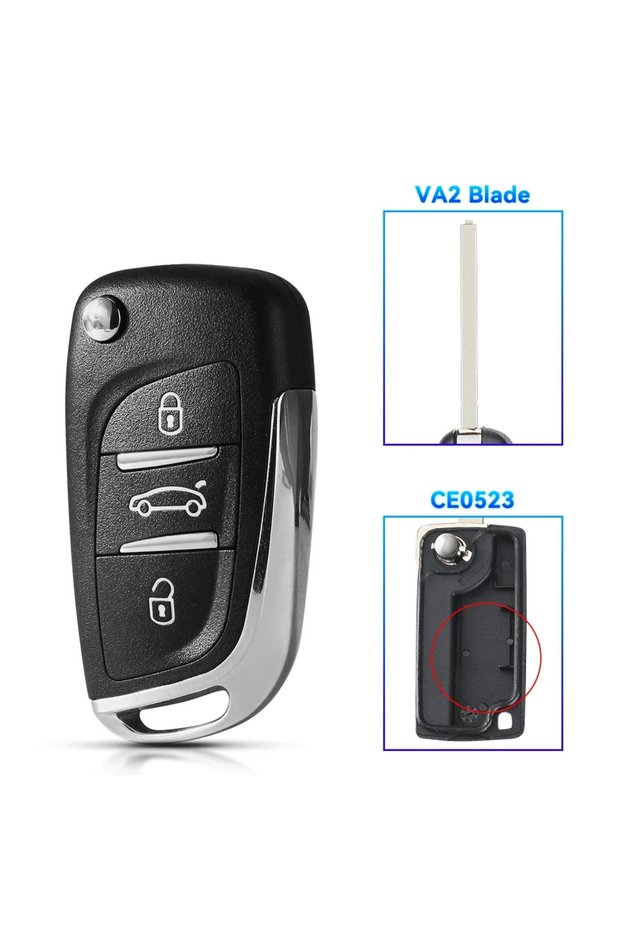 3 BT VA2 CE0523 KEYYOU NEW For Peugeot 107 207 307 407 306 308 408 508 3008 4008 Partner CE0523 CE05