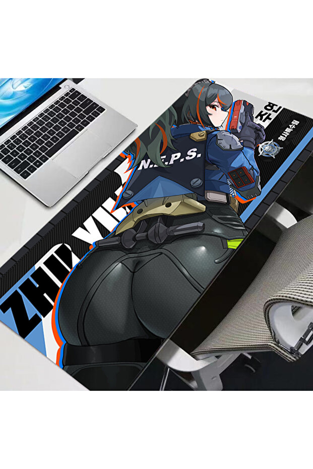 600x300x2mm TK-0000010564 Large Gaming Mousepads Zenless Zone Zero Zhu Yuan Computer Soft Mousepad 9