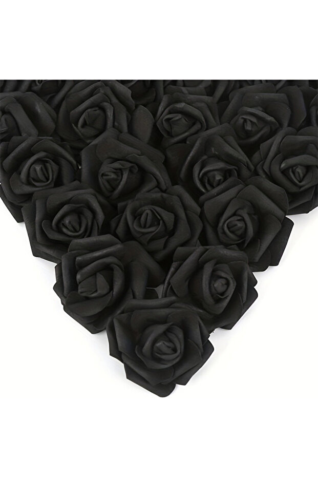 20Pcs Black 10/20Pcs Artificial Bulk Rose Flowers PE Fake Flower for Home Room Dceor Wedding Party H