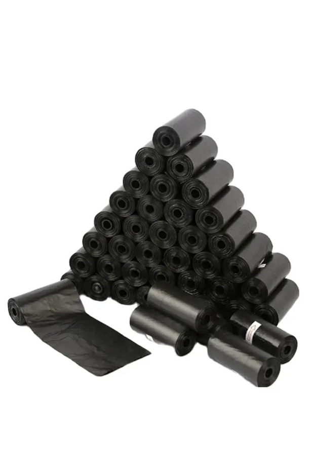 20 Rolls 300Pc black New Rolled Dog Poop Bag Biodegradable Thickened Pet Outdoor Cleaning Poop Bag W