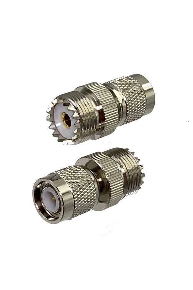 UHF F to TNC M 1pcs Connector Adapter UHF PL259 SO239 to TNC Male Plug & Female Jack RF Coaxial Conv