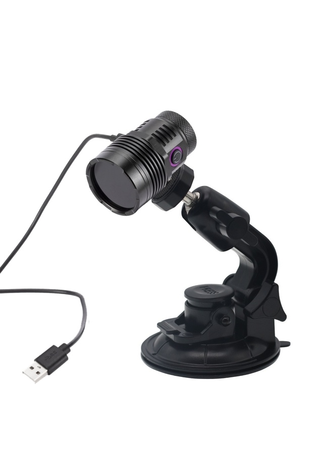 black 365nm-303B Bracket 12W High Bright 365nm UV LED Black Light High Power USB Powered Ultraviolet