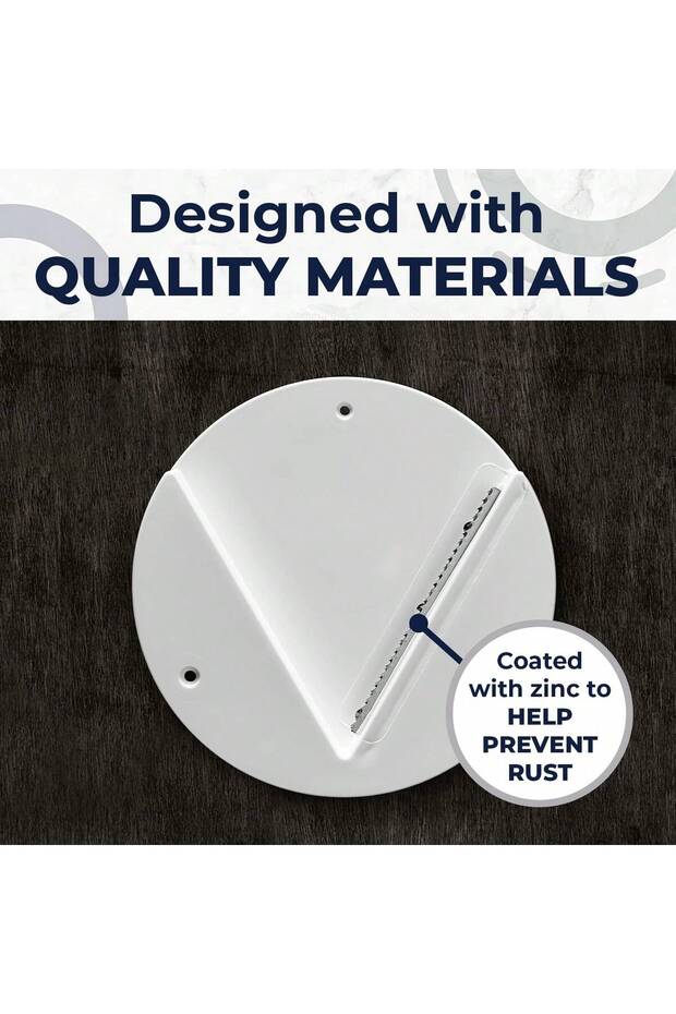 WHITE 1pc Circular Can Opener Kitchen Cabinet Bottom Cover Bottle Opener Table Bottom Can Opener