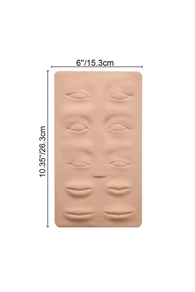 ye lip 1pcs Tattoo Practice Skin Microblading Supplies Eyebrow Eyeliners Practice Latex Skin Permane