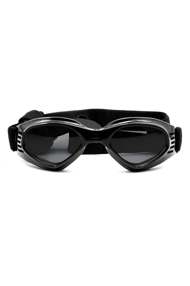 Black-B Adjustable Pet Dog Goggles Sunglasses Anti-UV Sun Glasses Eye Wear Protection Waterproof Win