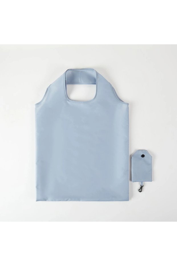 Grey In The Case of Women's Solid-color Eco-friendly, Foldable and Reusable Shopping Bags for Polyes
