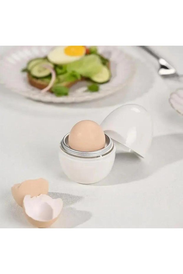 S New Microwave Eggs Steamer Boiler Cooker 1/4 Eggs Capacity Easy Quick 5 Minutes Hard Or Soft Boile