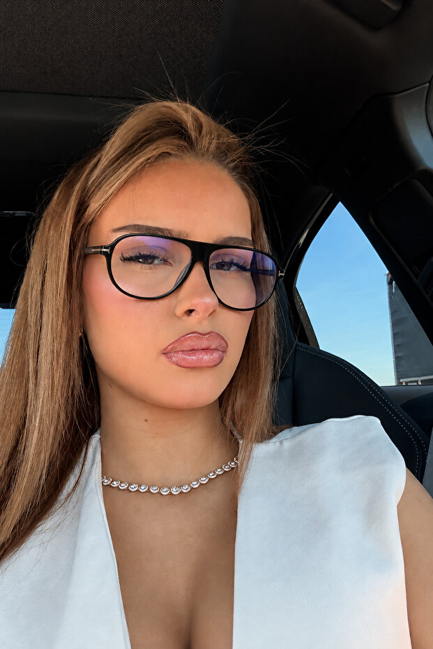 Unisex Tove Blue Light Protection Blueblock Screen Glasses Black