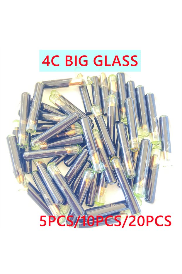 5pcs 5pcs 10pcs 20pcs ID4C Big Glass Chip ( After Market ) ID 4C Car Key transponder Chip for Ford f