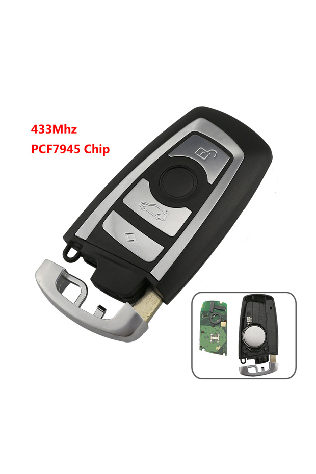 433Mhz PCF7945 YIQIXIN Remote Car Key For BMW CAS4 F 3 5 7 Series E90 E92 E93 E60 X5 F10 F20 F30 F4