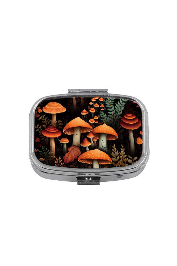 8 Movie Metal Medicine Box Dragon and Tiger Pill Packaging Health Products Moisture Resistant Stora.