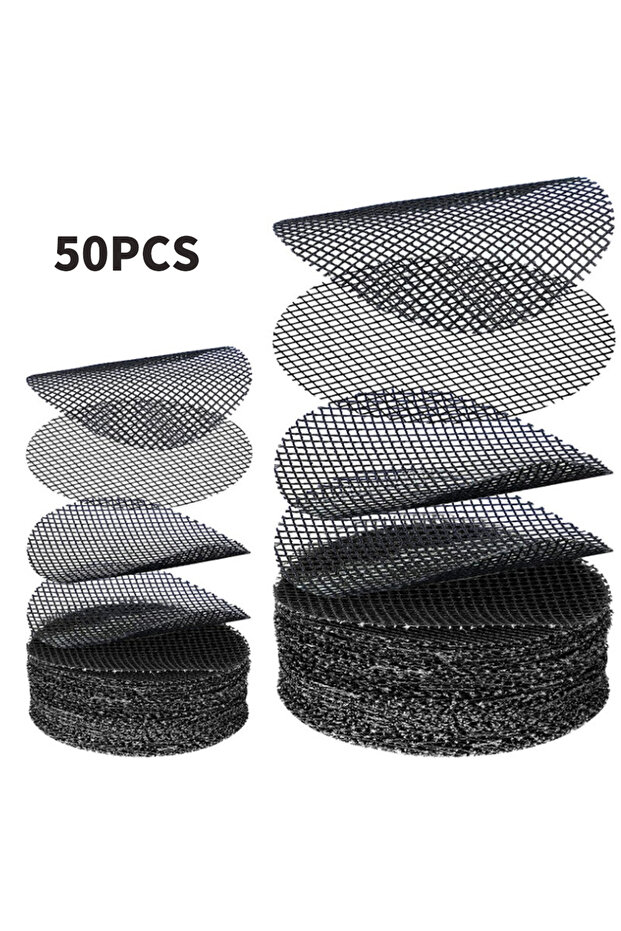 50PCs 50PCS Flowerpot Gasket Ceramic Black Leakproof Soil Super Large Diameter Breathable Insect-Pro