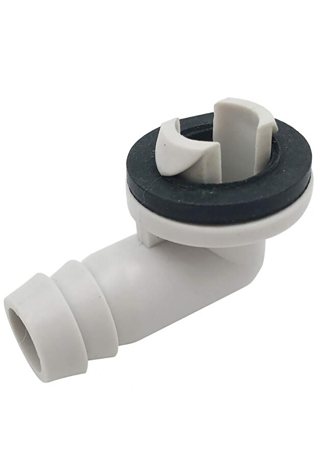 1pc 1/4pcs Air Conditioner Drain Connector AC Drain Hose Plastic Elbow Rubber Ring Kit Anti-defomed