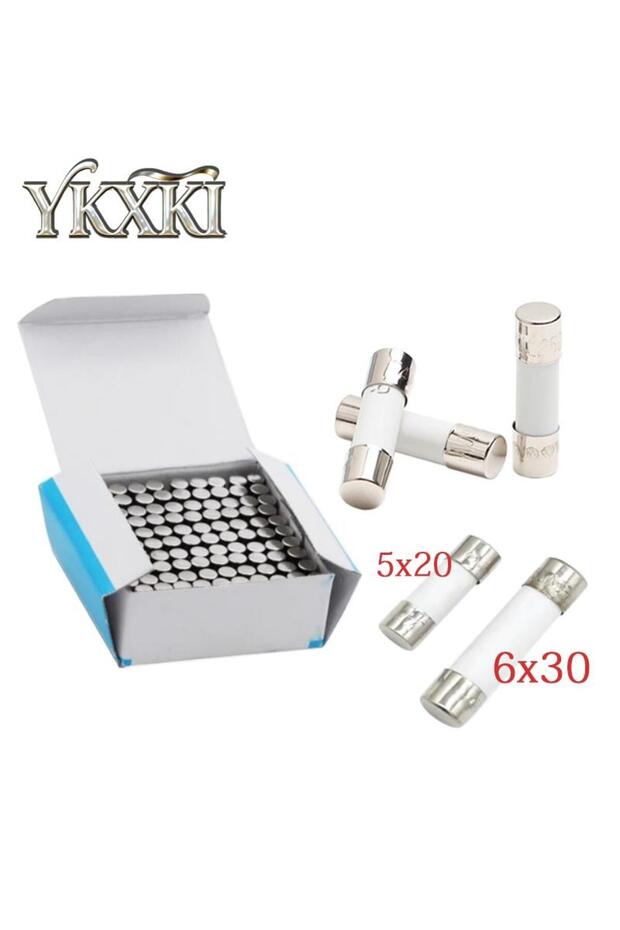 100PCS 10A Ceramic 5x20 20-100pcs 5*20mm 6*30mm Fast blow Ceramic Fuse 0.1A 0.2A 0.5A 1A 2A 3A 4A 5A