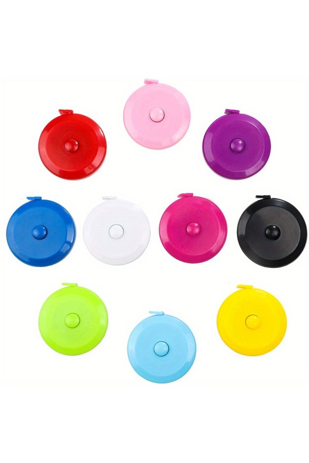 1.5M 10 pcs 10pcs/pack Tape Measure,Measuring Tape for Body Measurements Retractable,60-inch 1.5 Met