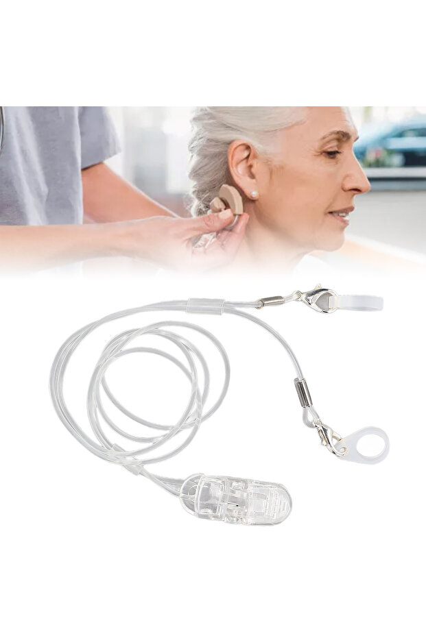 Hearing Aid Lanyard Hearing Aids Holder Clip Prevent Falling Off Lost Hearing Aids Fixation Lanyard