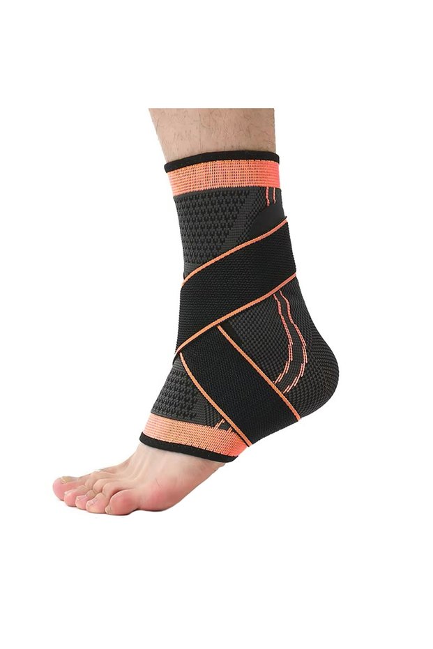 M Orange Ankle Protection for Running Basketball and Football with Straps Fixed To Prevent Ankle Spr