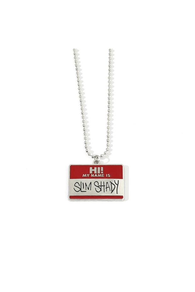 XL0006 Rap Punk Eminem Square Pendant Necklace for Men Fashion 2026 - Trendy Gift for Boyfriend