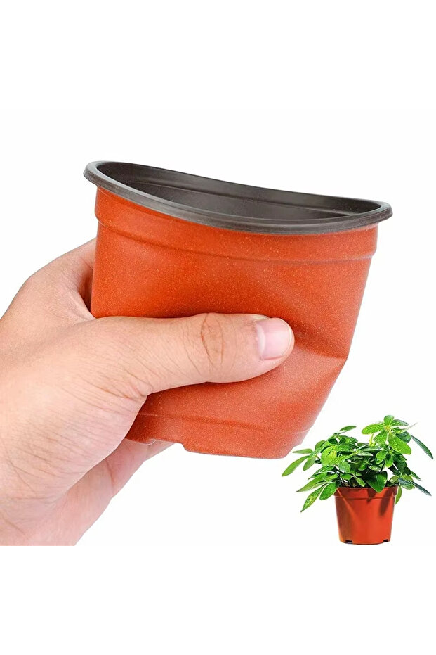 75pcs 75Pcs Flexible Plant Nursery Pots Seed Starting Pots Plastic Flower Plant Container for Succul