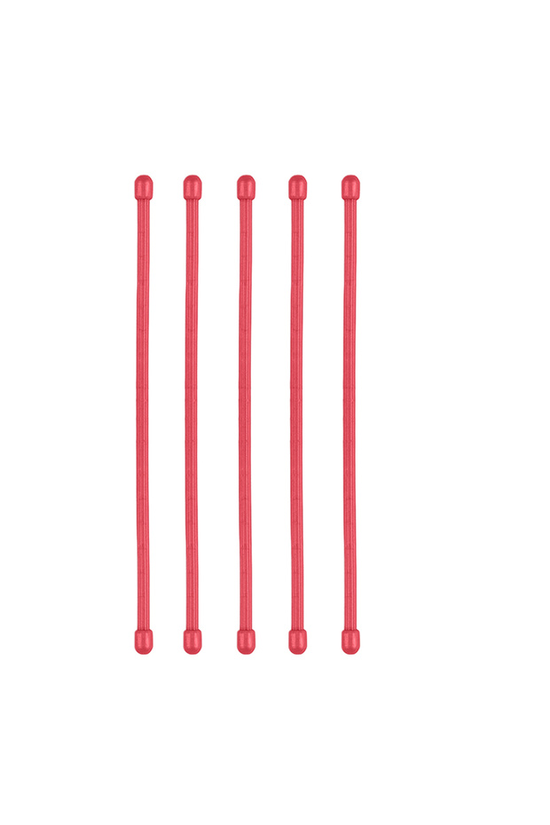 6inch A 5PCS Silicone Zip Ties, Steel Core Silicone Twisted Ties, Reusable Rubber Twisted Ties, Cabl