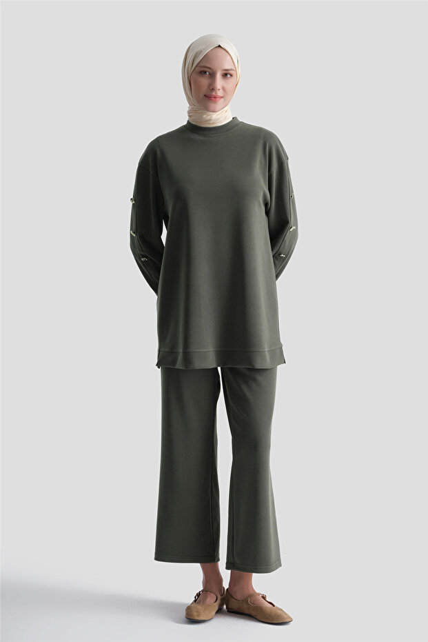 Modal Mixed Accessory Set Khaki