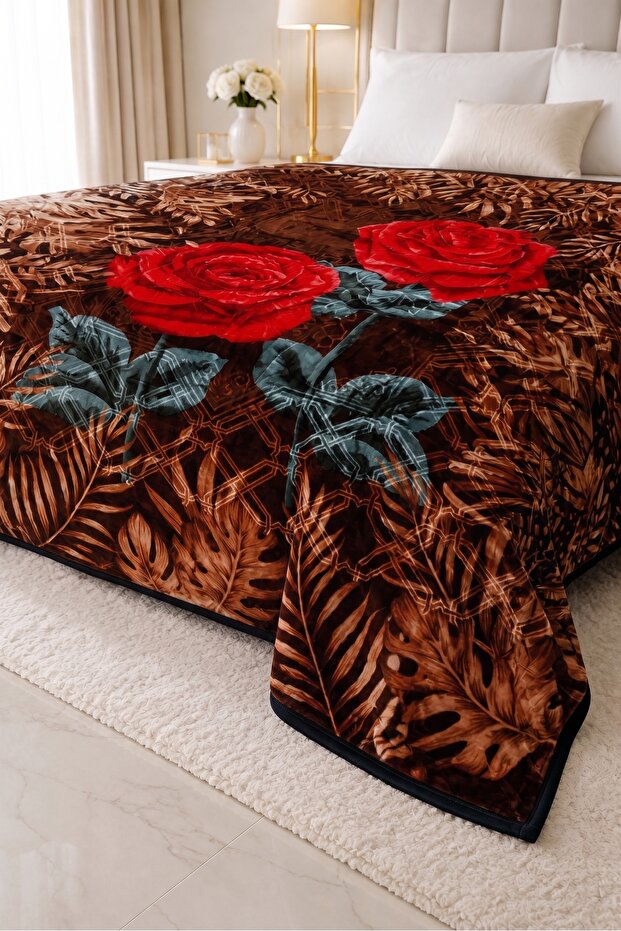 Osotto Double Layer Embossed Blanket | 220X240 cm | 5 kg | Thick & Soft Bellanoir