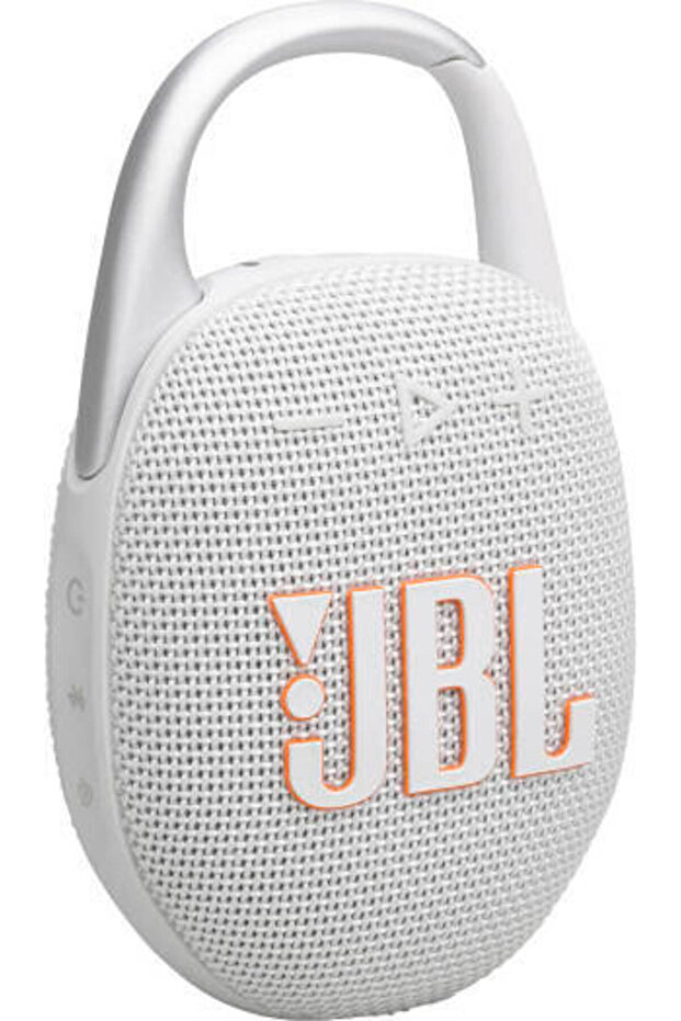 , Clip 5 Portable Speaker, Bluetooth, White