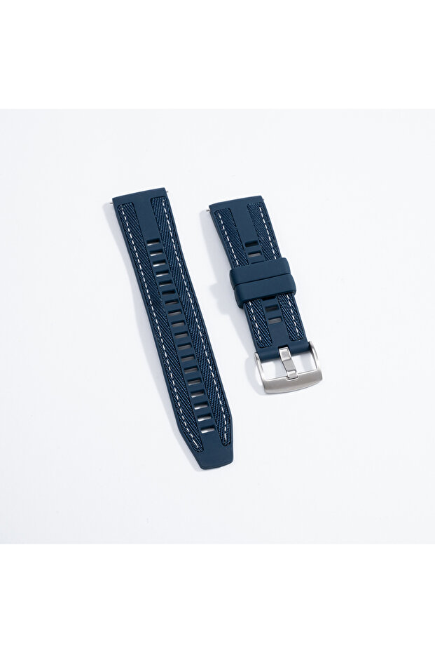 22mm watch strap 06 blue Nylon+silicone Strap For 20mm 22mm HUAWEI WATCH GT 5 4 46mm/Watch 4 5 Pro G