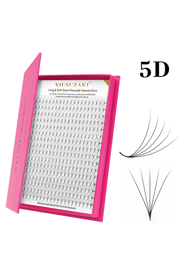 MIX 9-16mm 0.07mm C 5D XIUSUZAKI 16Lines Premade Volume Fans Eyelashes Extension 3D 4D 5D 6D 7D 8D 9