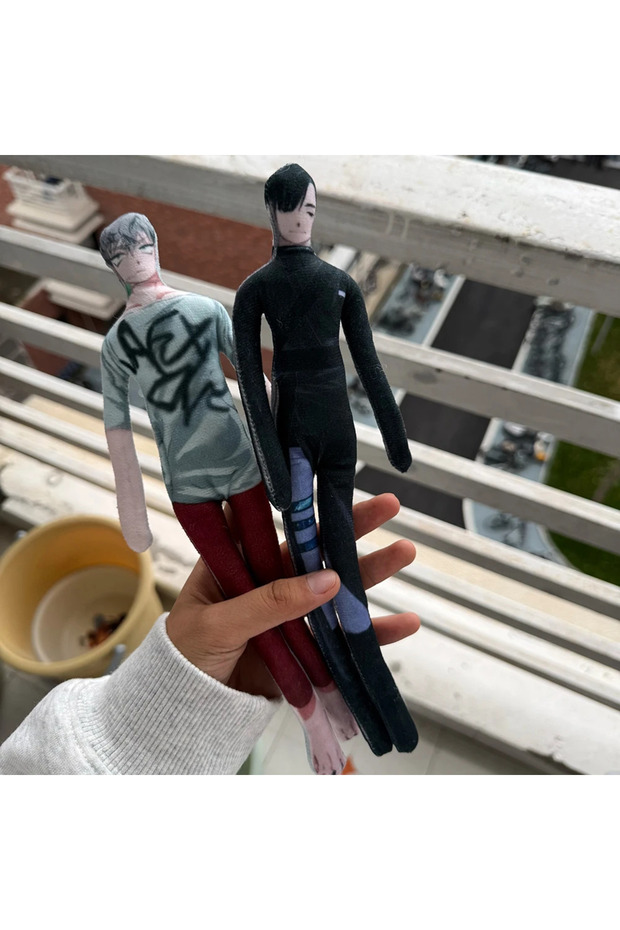 Option 1 Ivan doll-Till doll 1/2pcs Anime ALIEN STAGE Ivan Till Cosplay Plush Cotton Doll Mascot Sle