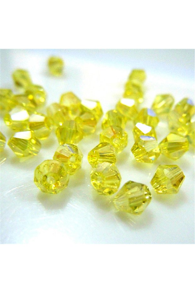 3mm 100pcs yellow 3mm 4mm 6mm 8mm Bicone Faceted Crystal beads Austria Glass Beads Loose Beads Space