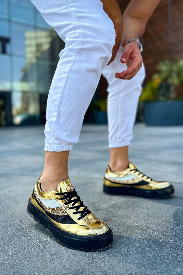 Rs975 - Majesty St Men's Shoes Gold