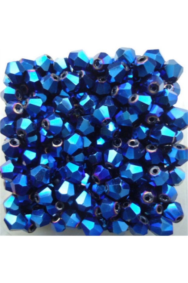 3mm 100pcs shining blue 3mm 4mm 6mm 8mm Bicone Faceted Crystal beads Austria Glass Beads Loose Beads