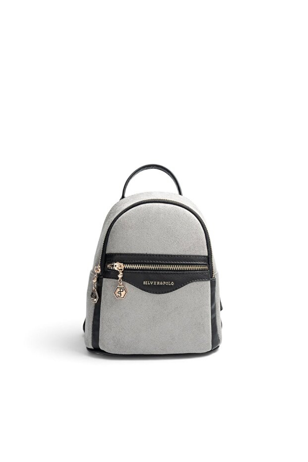 Smoked - Black Suede Women's Backpack Sp983