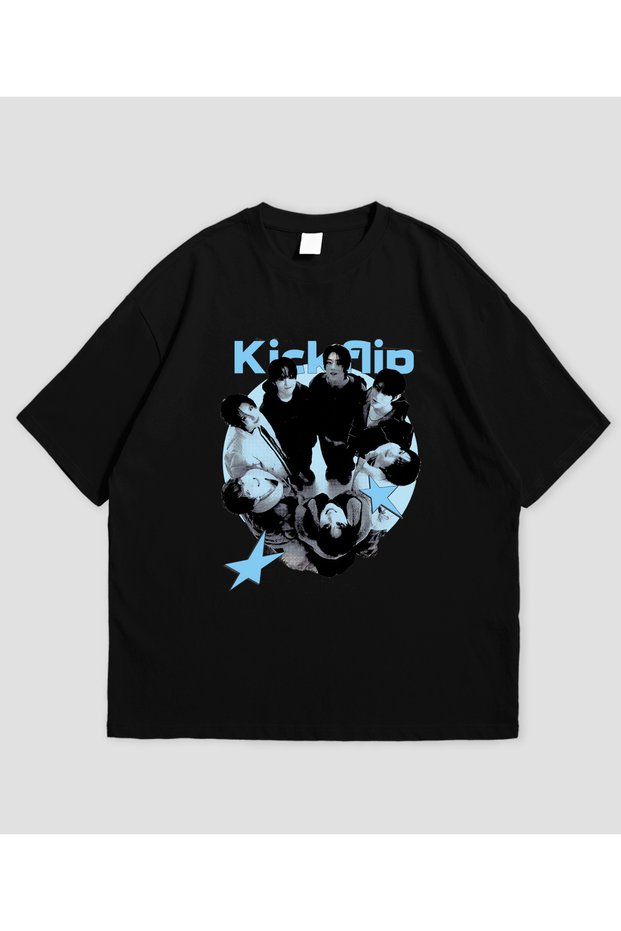 Kickflip Printed Unisex Oversize T-Shirt